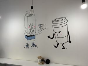 Shop Interior at Blue Vegan Pig Shop in Prague