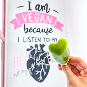 Okurkový nanuk at Blue Vegan Pig Shop in Prague