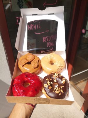 Amazing at Blue Vegan Pig Shop in Prague