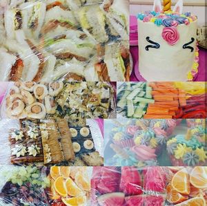 Vegan buffet for 1st Birthday party at The Orchard Cafe in Worthing