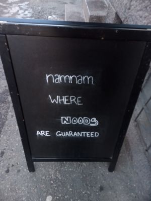 Namnam, where noods are guaranteed at Cafe Namnam in Helsinki