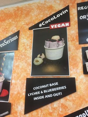 Menu #2 at Scroll Ice Cream in Adelaide