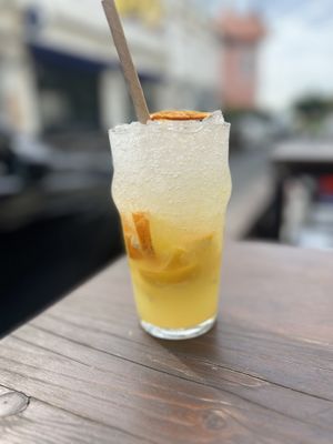 Homemade orangina   at California Kitchen in Biarritz