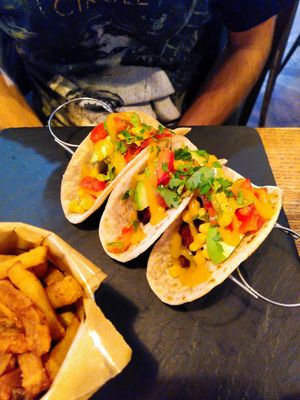 Tacos at California Kitchen in Biarritz