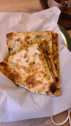 Paratha at Namaste India Bistro in Monterey