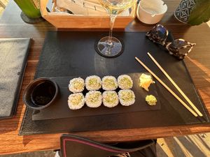 Avocado rolls  at Cafe Barbarella in Herceg Novi