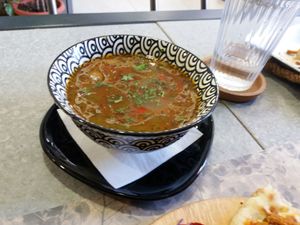 Mushroom soup of the day at Elephant in the Room in Thessaloniki