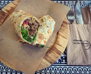 Tasty gyros at Elephant in the Room in Thessaloniki