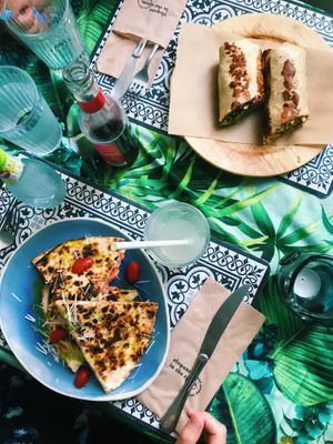 These were the falafel and wrap, also verry good!  at Elephant in the Room in Thessaloniki