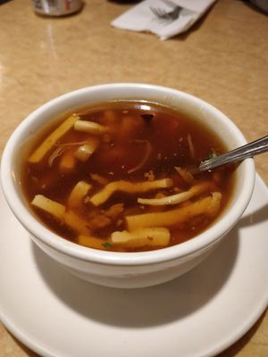 Hot and sour soup at Ma Ma Wok in Charlotte
