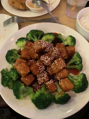 Sesame Tofu! This was so delicious!!  at Ma Ma Wok in Charlotte