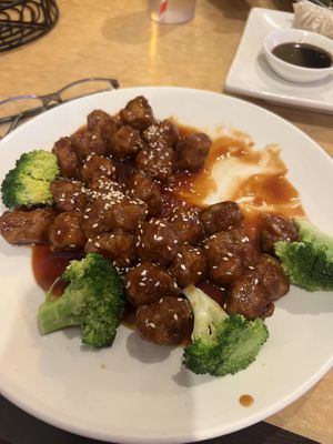 Sesame dish with brown rice   at Ma Ma Wok in Charlotte