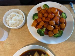General Tso’s tofu  at Ma Ma Wok in Charlotte