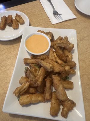 Oyster mushroom  at Ma Ma Wok in Charlotte