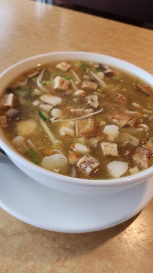 Rainbow soup at Ma Ma Wok in Charlotte