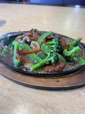 Sizzling steak   at Ma Ma Wok in Charlotte