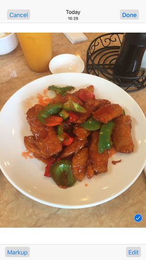 Vegan general tso chick'n  at Ma Ma Wok in Charlotte