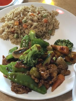Rice and Beef Broccoli  at Ma Ma Wok in Charlotte