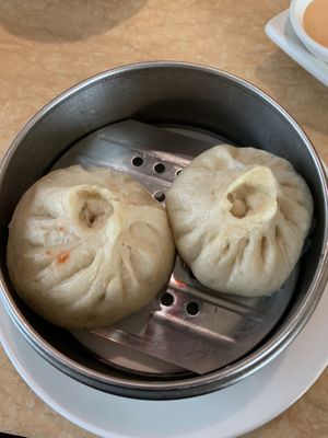 Vegan bbq pork buns  at Ma Ma Wok in Charlotte