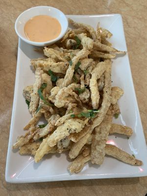 Salt and pepper king mushrooms  at Ma Ma Wok in Charlotte