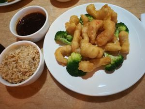 General Tso Veg Shrimp at Ma Ma Wok in Charlotte