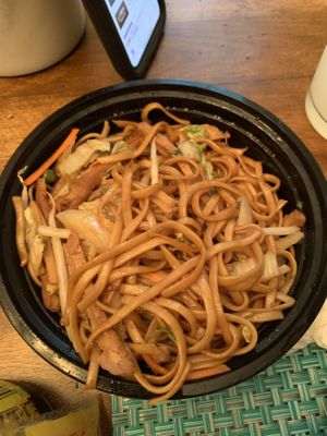 “Chicken” Lo Mein  at Ma Ma Wok in Charlotte