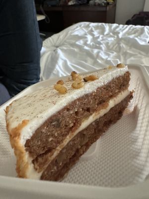 Vegan carrot cake (to go)   at Seasoned Fusion Tastes in Saskatoon