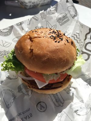 Chk'n burger ?  at güd eats in Saskatoon