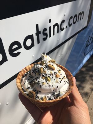 Vegan soft serve ice cream ?  at güd eats in Saskatoon