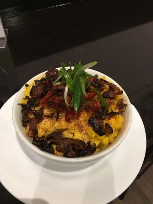 Mac and cheese  at güd eats in Saskatoon