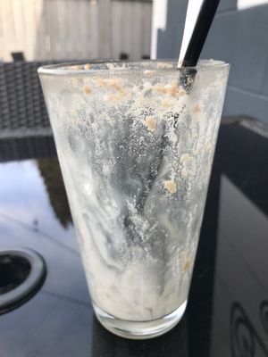 This was a ridiculously good root beer float.  at güd eats in Saskatoon