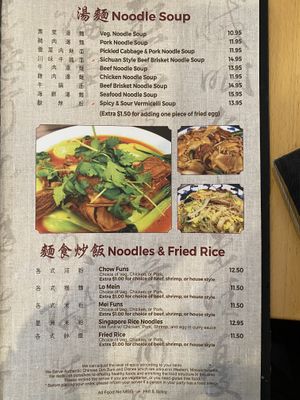 Noodles  at Oriental Flavor in Amherst