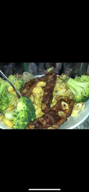 Custom ordered Mac and cheese  at Pulse Cafe in Hadley