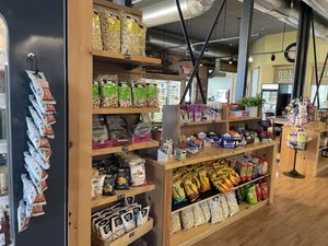 Some grocery selections at Pulse Cafe in Hadley