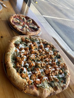 Large and small pies   at Pulse Cafe in Hadley