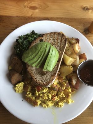 tofu scramble at Pulse Cafe in Hadley