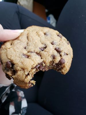 Chocolate chip cookie at Pulse Cafe in Hadley