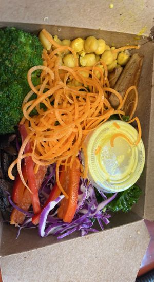 Vida bowl with mushrooms  at Pulse Cafe in Hadley