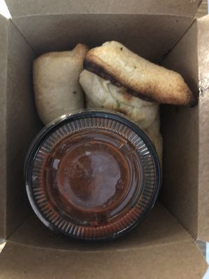 Wood-Fired Garlic Knots  at Pulse Cafe in Hadley