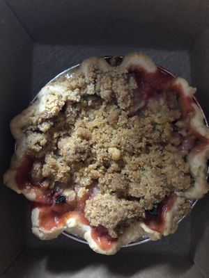 Strawberry Rhubarb Pie  at Pulse Cafe in Hadley