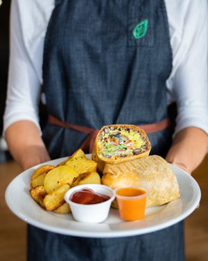 Breakfast Burrito - Sunday Brunch Menu at Pulse Cafe in Hadley