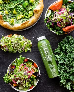 Half-salads, cold-pressed juice, create-your-own pizza, avocado toast at Pulse Cafe in Hadley