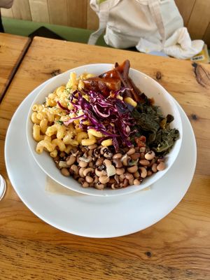 Southern bbq bowl  at Pulse Cafe in Hadley