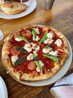 Margarita pizza  at Pulse Cafe in Hadley