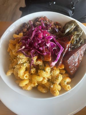 Southern comfort bowl. Flavorful and yummy   at Pulse Cafe in Hadley