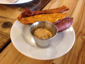 Sweet potato wedges at Pulse Cafe in Hadley