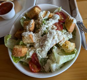 Half size caesar salad at Pulse Cafe in Hadley