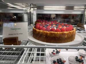 Cheesecake - so good  at Pulse Cafe in Hadley
