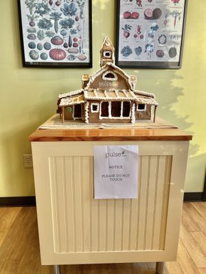 Holidays decor  at Pulse Cafe in Hadley