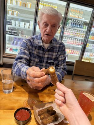 Mozz sticks papa approves  at Pulse Cafe in Hadley